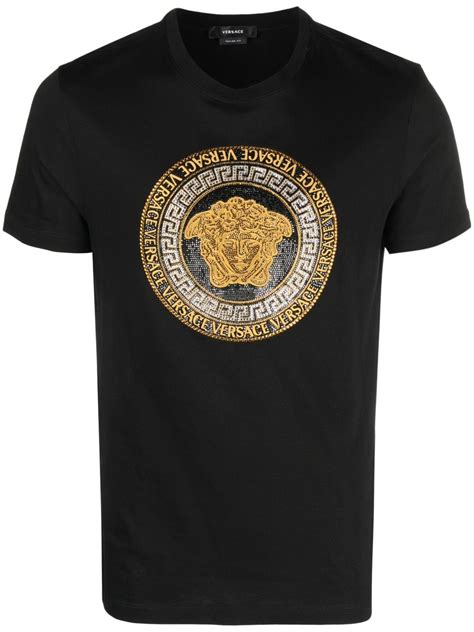 versace medusa shirt fake|men's Versace t shirt sale.